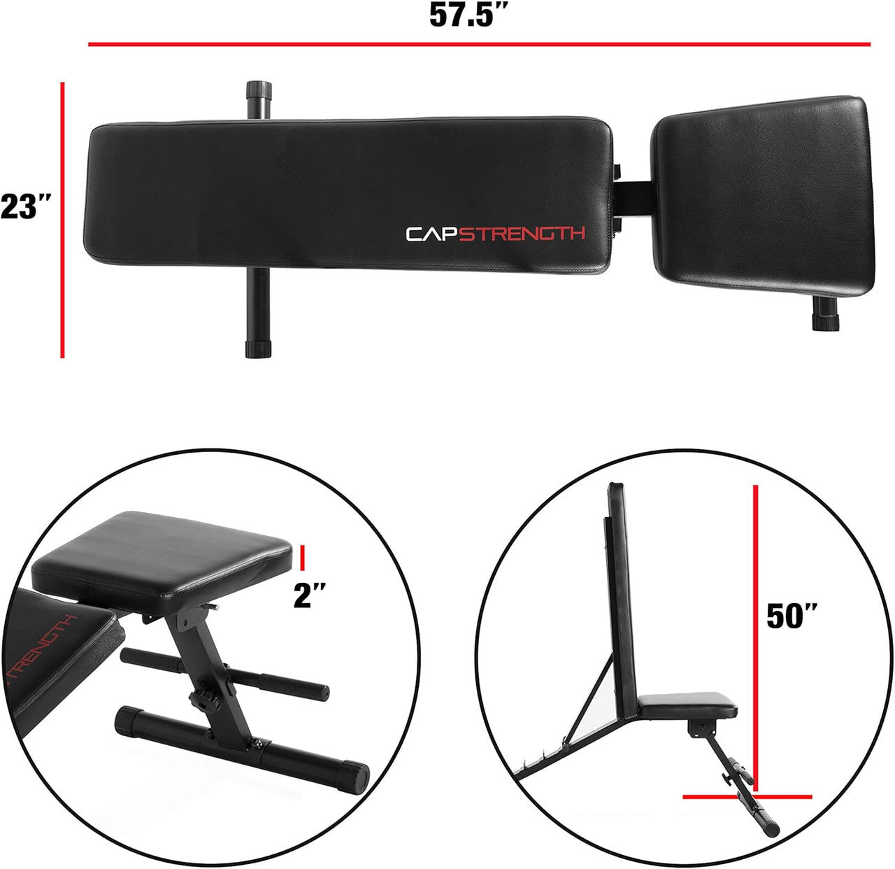 CAP Barbell Economy Adjustable Utility Bench