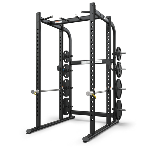 TRUE Squat Rack with Plate Holders