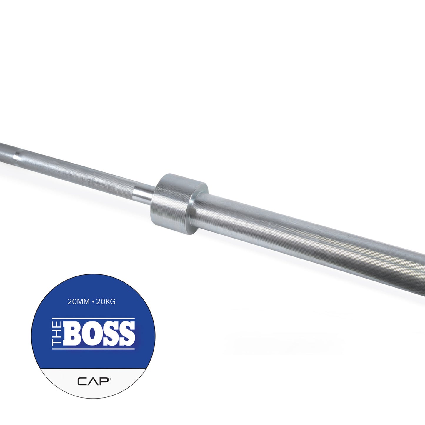 CAP Barbell "The Boss" Olympic Bar | Silver Zinc